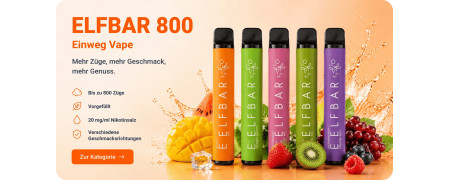 ELFBAR 800 – Einweg Vape mit bis zu 800 Zügen