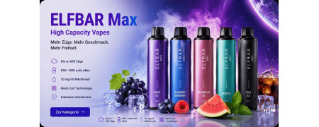ELFBAR Max – High Capacity Vape kaufen