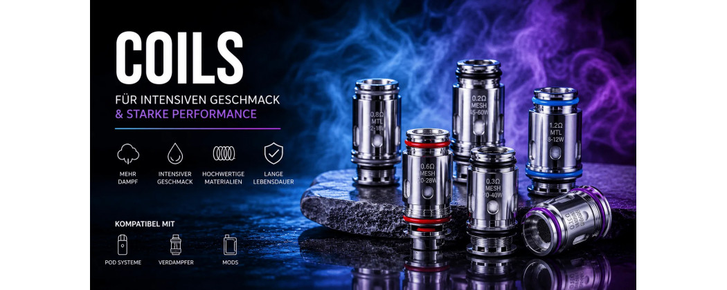 Coils – Ersatzcoils für E-Zigaretten