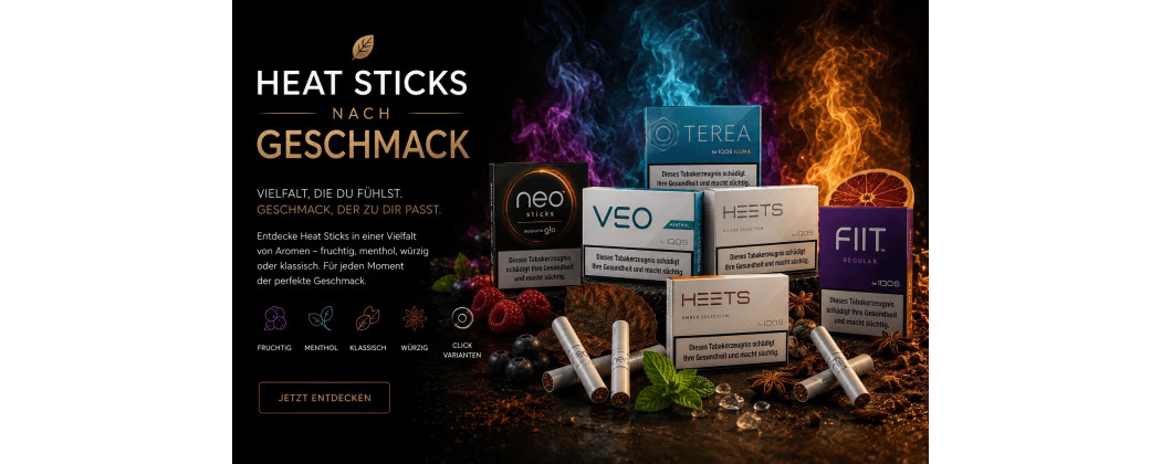 Heat Sticks nach Geschmack kaufen & entdecken