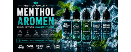 Menthol Aromen kaufen | Frische Liquid Aromen & Ice