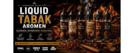 Tabak Aromen kaufen | Tobacco Aromen für E-Liquids