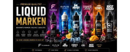 Liquid Marken kaufen | Bekannte E-Liquid Hersteller