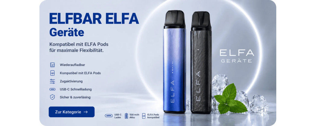 ELFBAR ELFA Geräte kaufen | Original Akkuträger