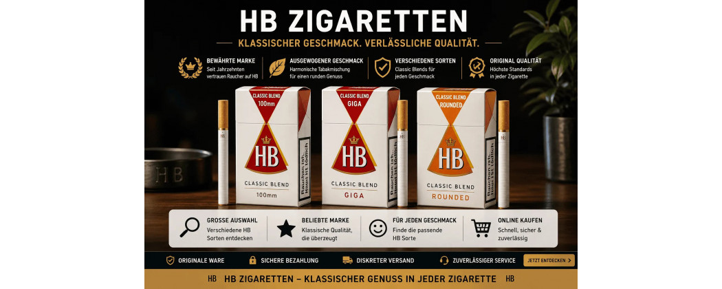 HB Zigaretten – Classic und Rounded Blend