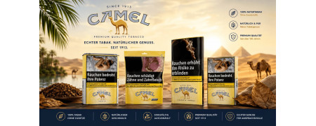 Camel Tabak kaufen – Sorten im Überblick