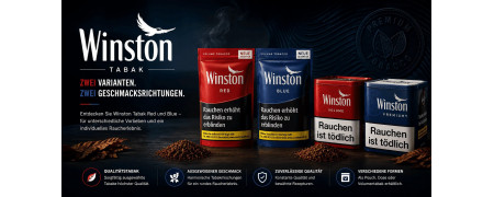 Winston Tabak kaufen – Red und Blue vergleichen