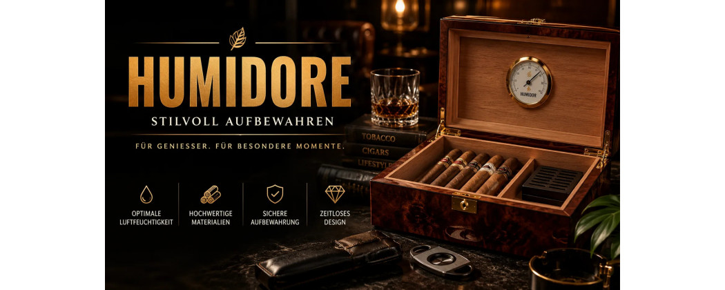 Humidore für Zigarren – Aufbewahrung & Pflege