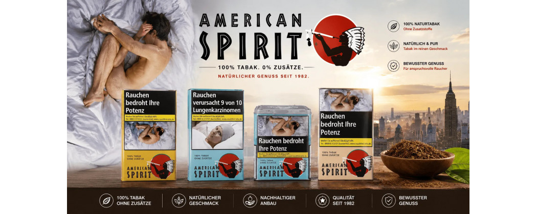 American Spirit Tabak kaufen | Sorten im Überblick