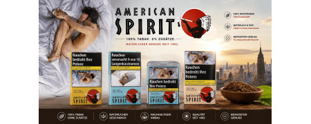 American Spirit Tabak kaufen | Sorten im Überblick