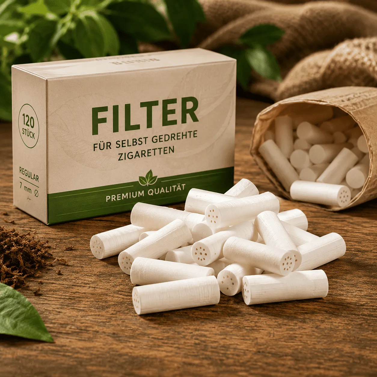 Filter für selbst gedrehte Zigaretten