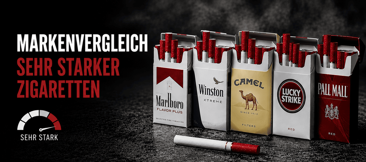 Markenvergleich sehr starker Zigaretten