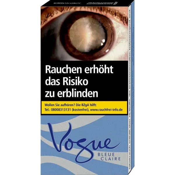 Vogue Bleue Claire SuperSlims Zigaretten