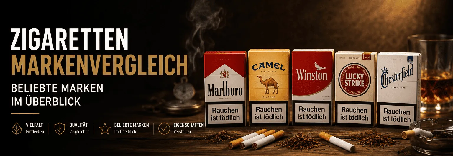 Zigaretten Markenvergleich
