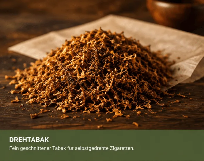 Drehtabak für selbstgedrehte Zigaretten