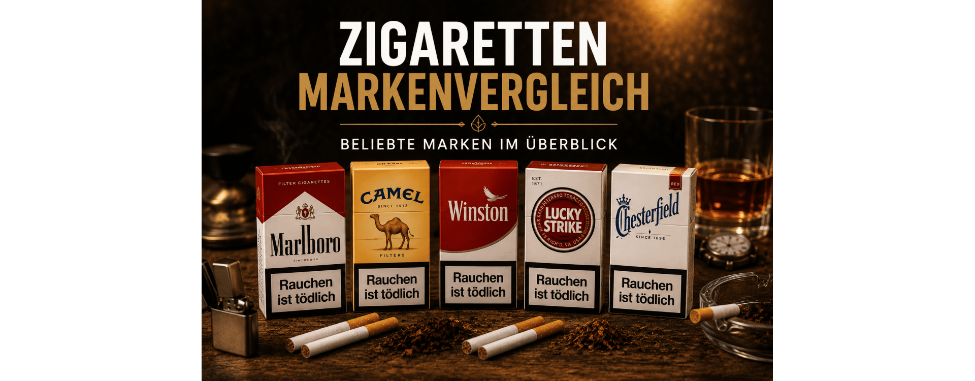 Zigaretten Markenvergleich – Beliebte Marken im Überblick