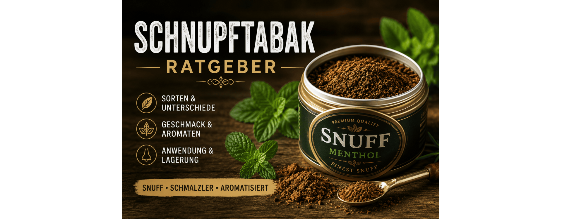 Schnupftabak Ratgeber – Sorten, Geschmack & Anwendung