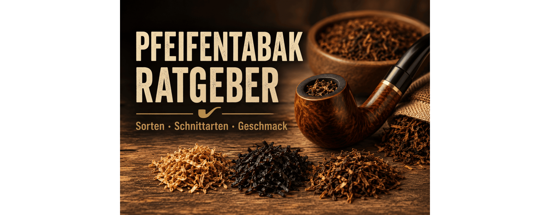 Pfeifentabak Ratgeber – Sorten, Schnittarten & Geschmack