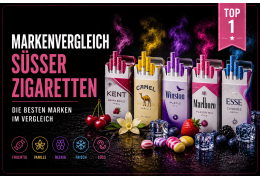 Markenvergleich süßer Zigaretten﻿