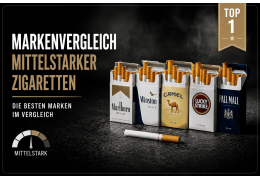 Markenvergleich mittelstarker Zigaretten