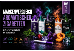 Markenvergleich aromatischer Zigaretten