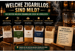 Welche Zigarillos sind mild? Die besten milden Zigarillos 2026 im Vergleich