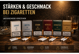 Stärken & Geschmack bei Zigaretten – Unterschiede verstehen